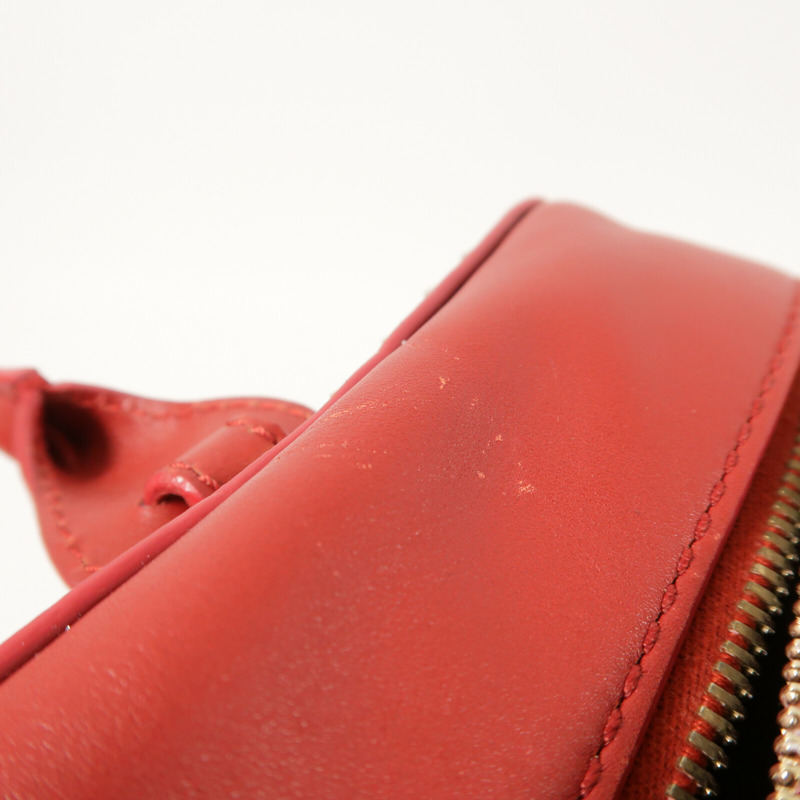 Valentino 牛皮皮革Boston Bag銀扣手挽肩背兩用袋-13