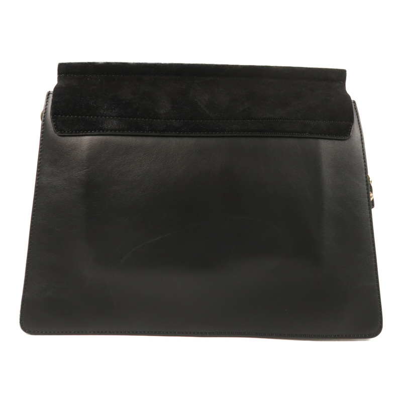 Chloe 麂皮/牛皮皮革Faye金扣手挽肩背兩用袋-2