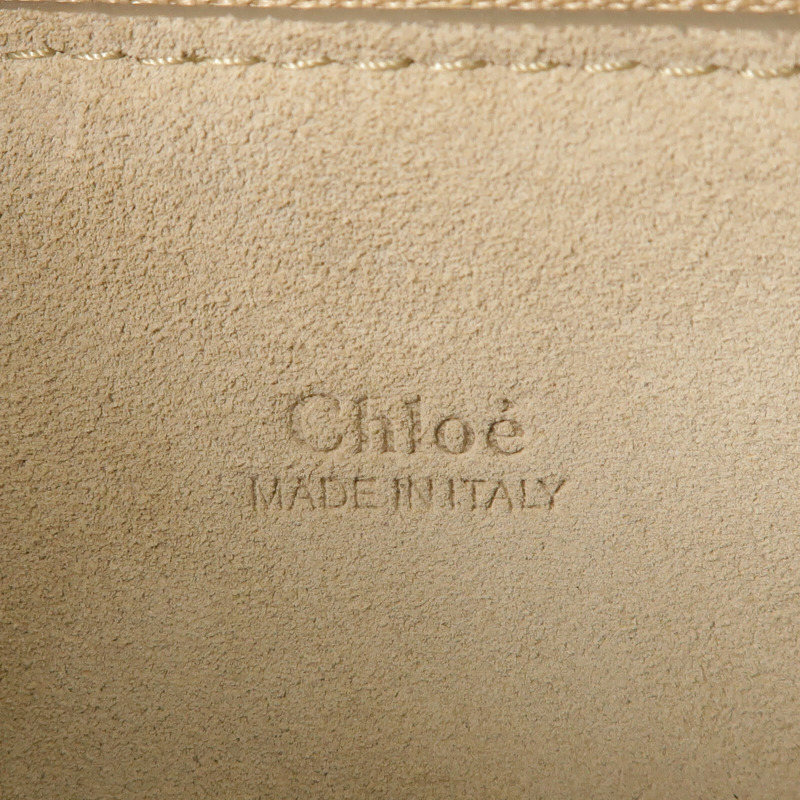 Chloe 麂皮/牛皮皮革Faye金扣手挽肩背兩用袋-6