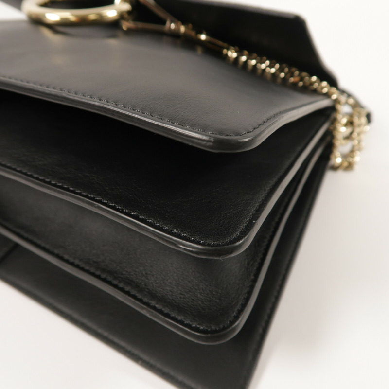 Chloe 麂皮/牛皮皮革Faye金扣手挽肩背兩用袋-13