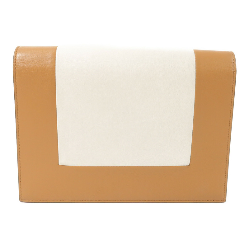 CELINE 牛皮皮革Frame Wallet On Chain金扣鏈帶肩背袋-2