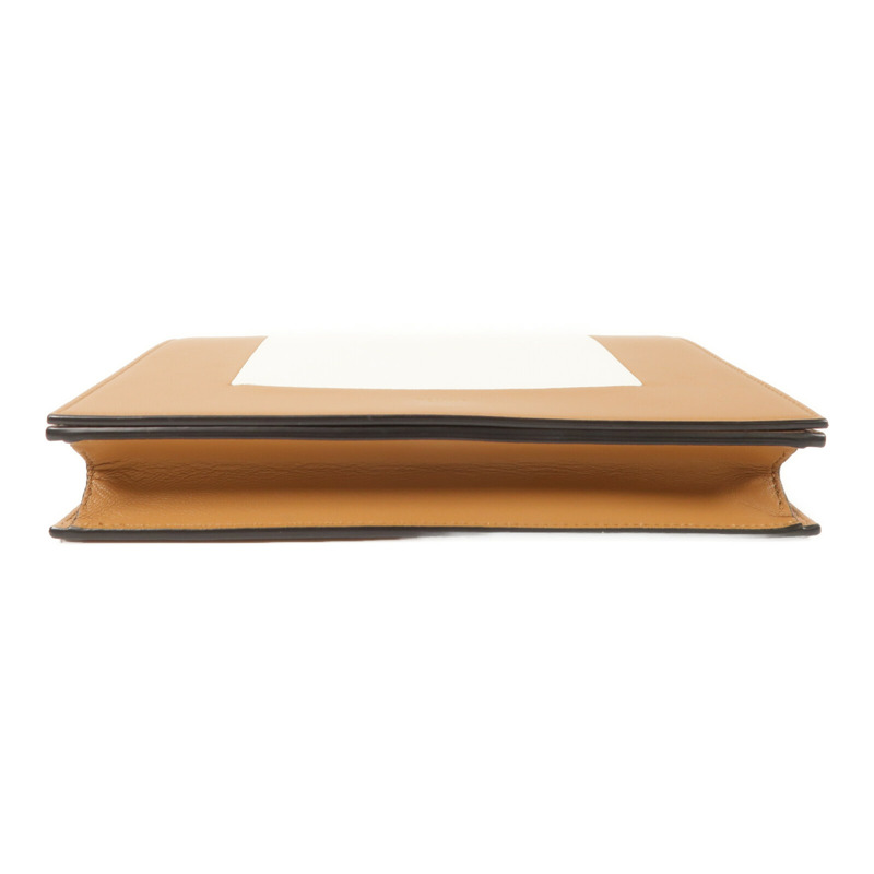 CELINE 牛皮皮革Frame Wallet On Chain金扣鏈帶肩背袋-3