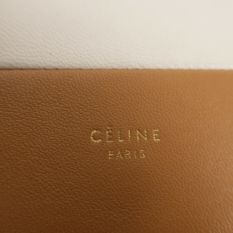 CELINE 牛皮皮革Frame Wallet On Chain金扣鏈帶肩背袋-5