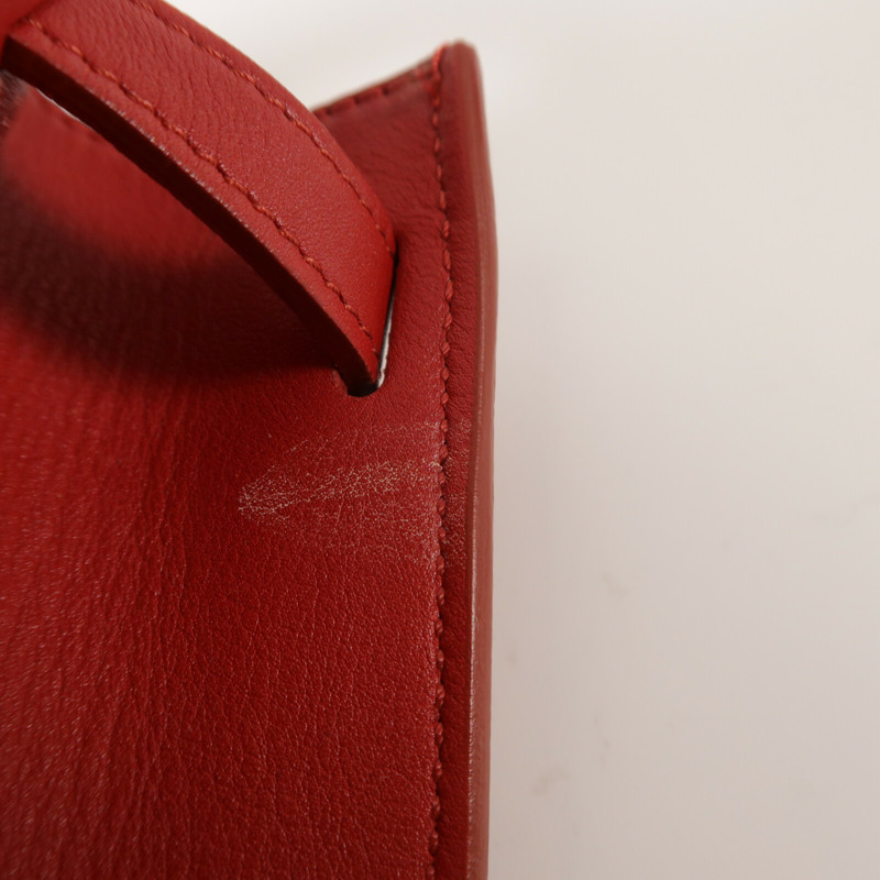 CELINE 牛皮皮革Big Bag Bucket銀扣肩背袋-14