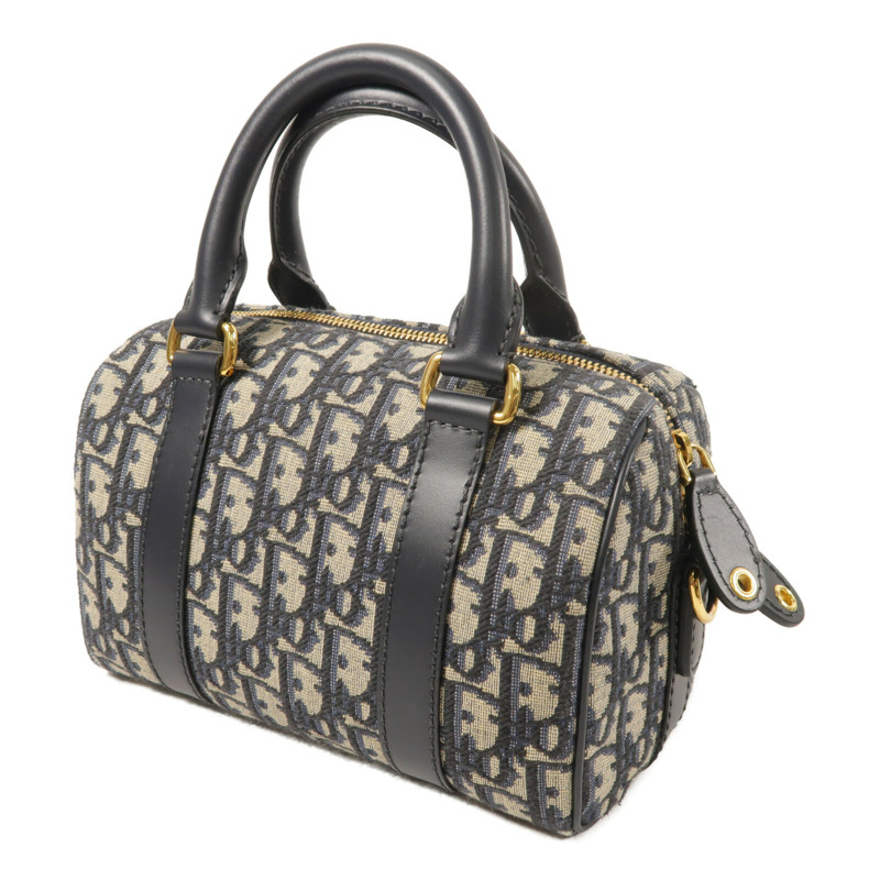 Dior 帆布Groove 20金扣手挽肩背兩用袋-1