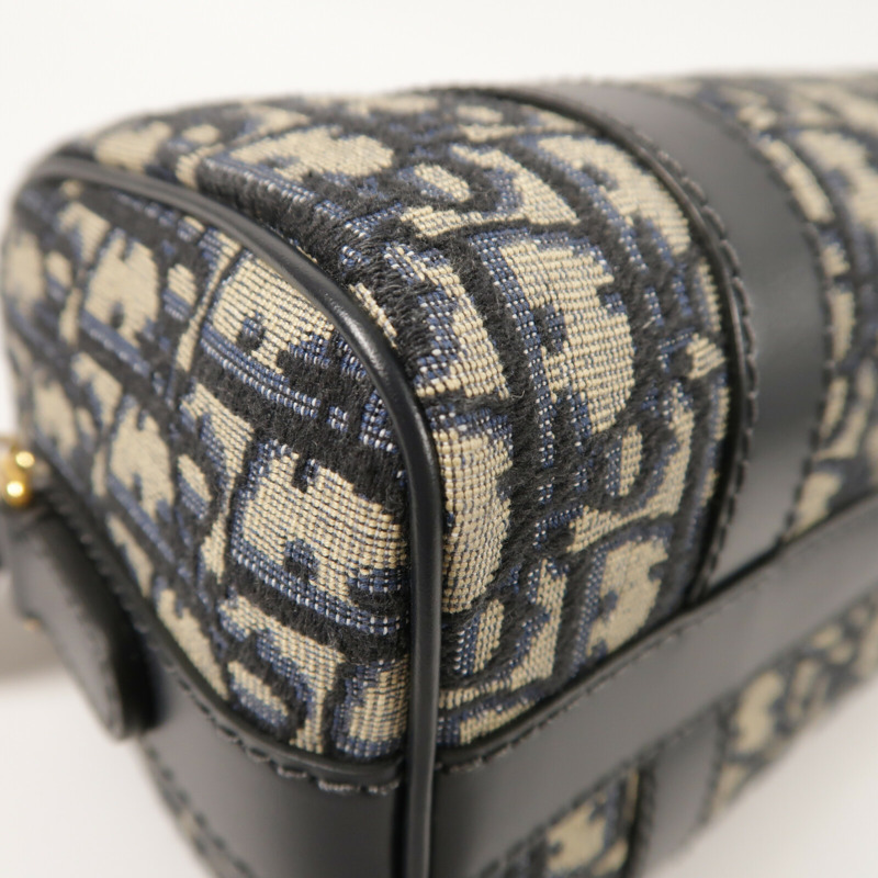 Dior 帆布Groove 20金扣手挽肩背兩用袋-12