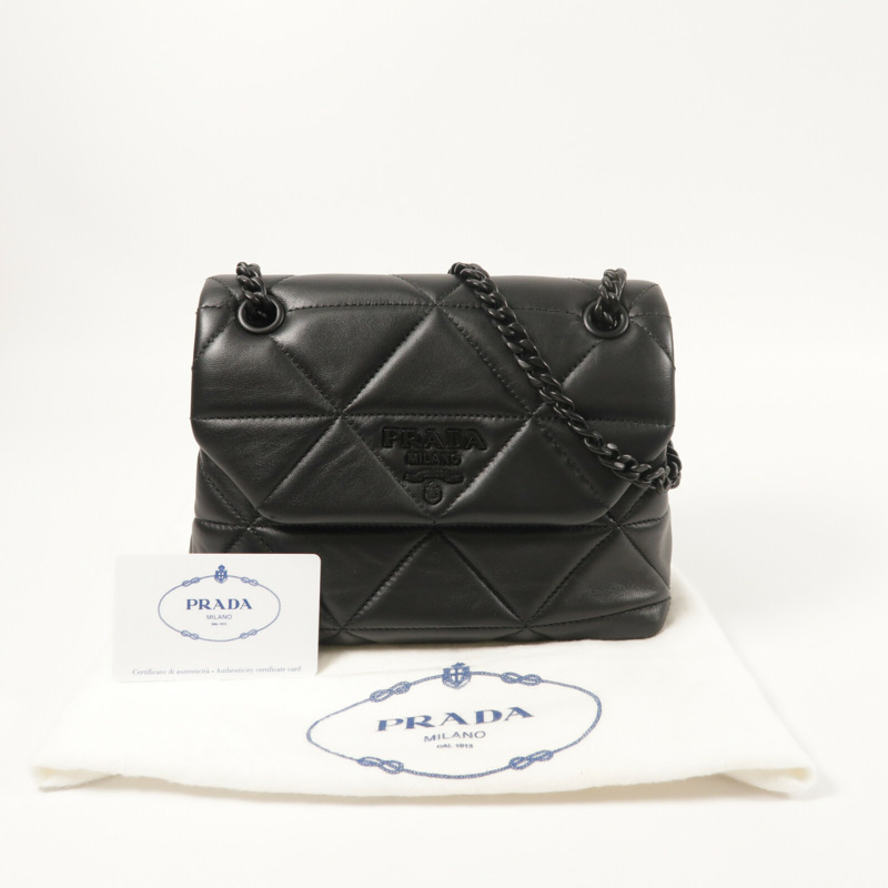 PRADA 羊皮皮革Spectrum鏈帶肩背袋-10