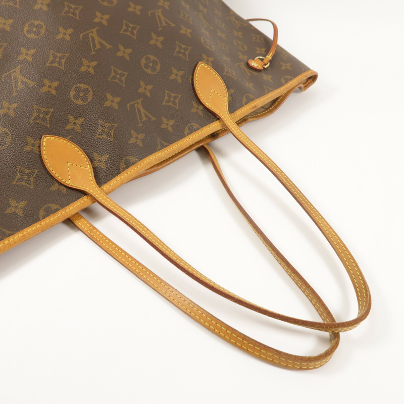 LOUIS VUITTON Monogram Neverfull GM Tote Bag金扣肩背袋-7