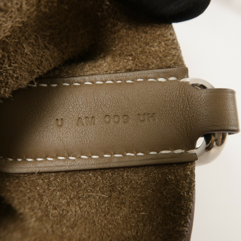 HERMES Clemence皮革In The Loop 23銀扣手挽袋Etoupe-6