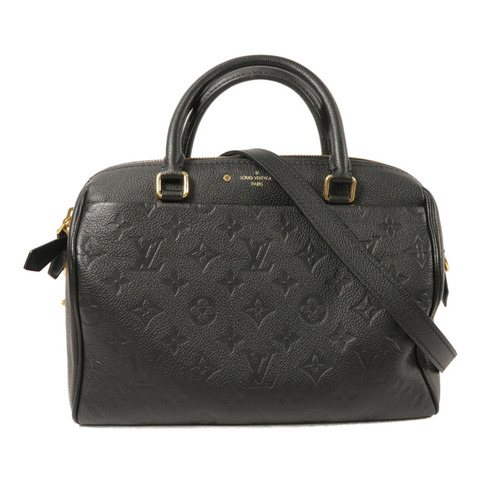 LOUIS VUITTON Monogram Empreinte Speedy Bandouliere 25金扣手挽肩背兩用袋