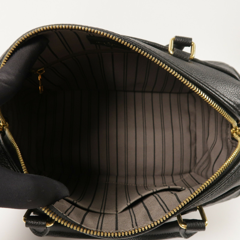 LOUIS VUITTON Monogram Empreinte Speedy Bandouliere 25金扣手挽肩背兩用袋-4