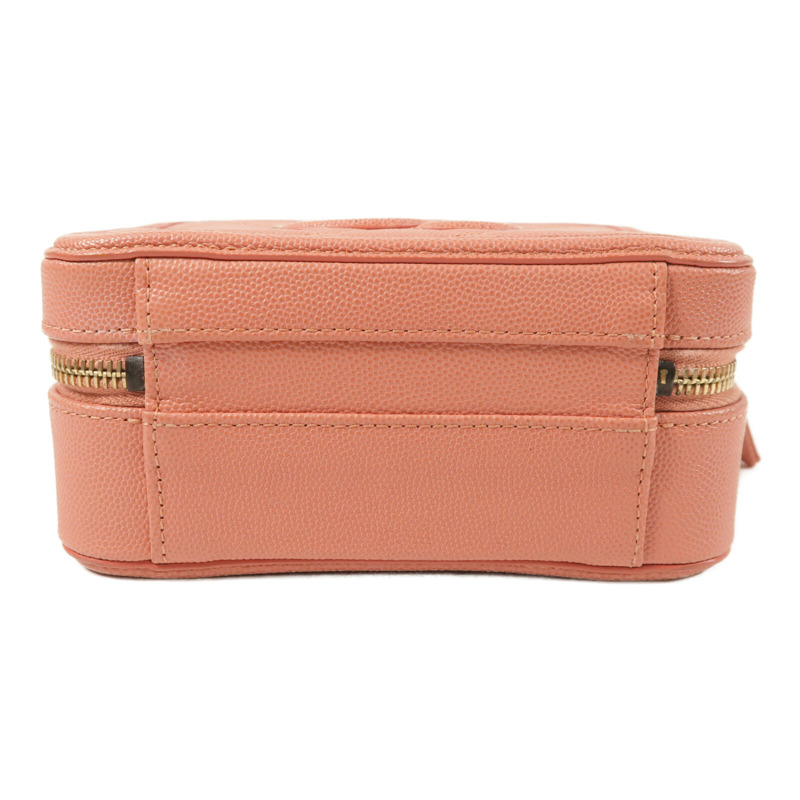 CHANEL 牛皮皮革Vanity Case金扣手挽肩背兩用袋-3