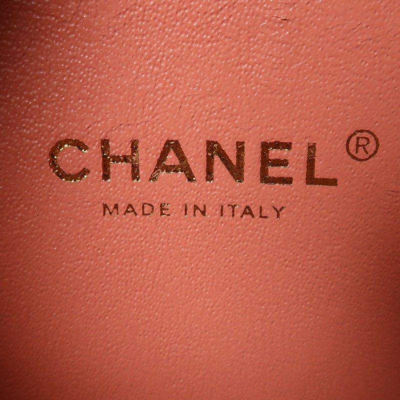 CHANEL 牛皮皮革Vanity Case金扣手挽肩背兩用袋-5