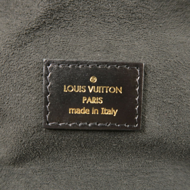 LOUIS VUITTON Monogram Reverse Vanity PM金扣手挽肩背兩用袋棕色-5