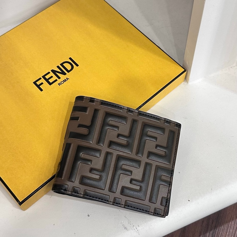 FENDI 7M0169 老花對開短夾-0