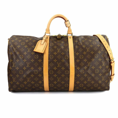 路易威登 Monogram Keepall Bandouliere 55 兩用波士頓單肩手提包 M41414