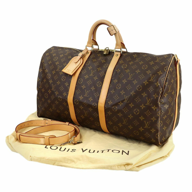路易威登 Monogram Keepall Bandouliere 55 兩用波士頓單肩手提包 M41414-1