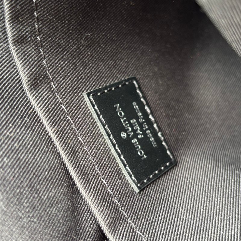 ::Louis Vuitton:: LV N50012 AMAZONE SLING BAG 黑色棋盤格斜背胸口包-14