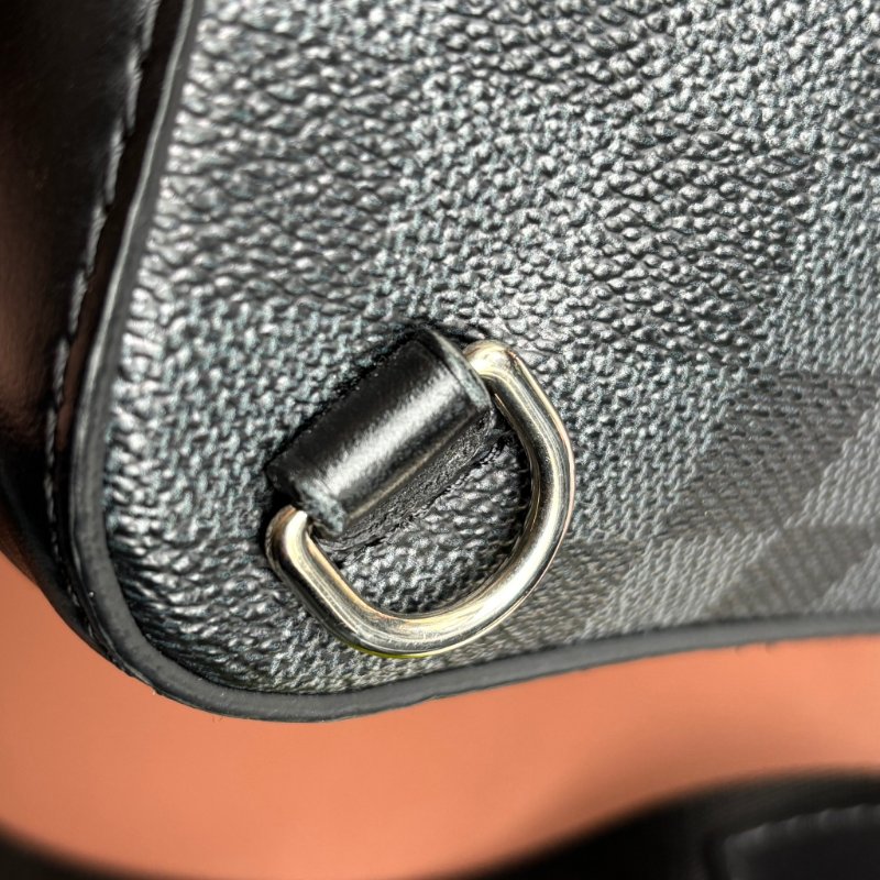 ::Louis Vuitton:: LV N50012 AMAZONE SLING BAG 黑色棋盤格斜背胸口包-17