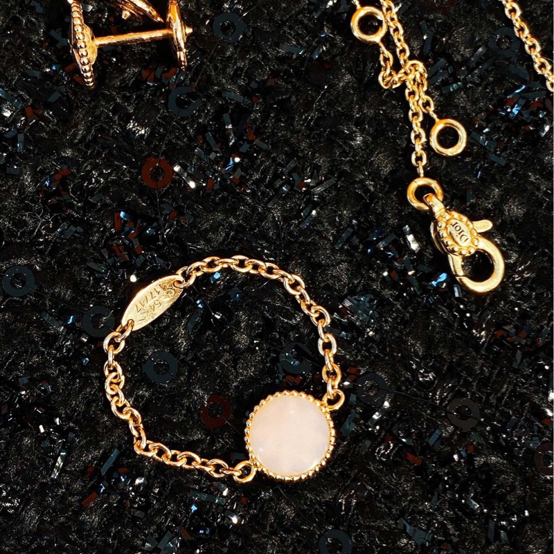 Dior罗盘镶钻链戒-2