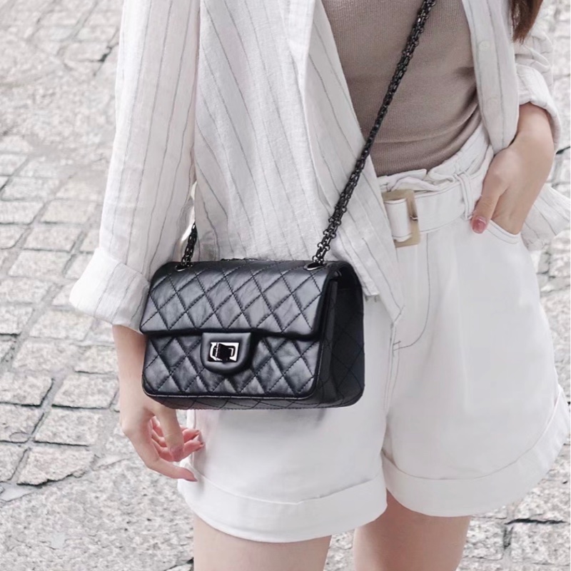 Chanel香奈儿 限量 So Black 2.55链条包-6