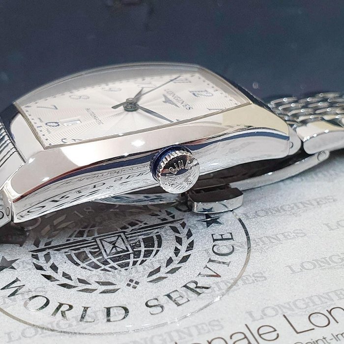 【大眾名錶】 LONGINES 浪琴 L2.142.4.73.6 典藏系列 銀白色飾紋面 日期窗 錶徑30.6x26mm B1186-5