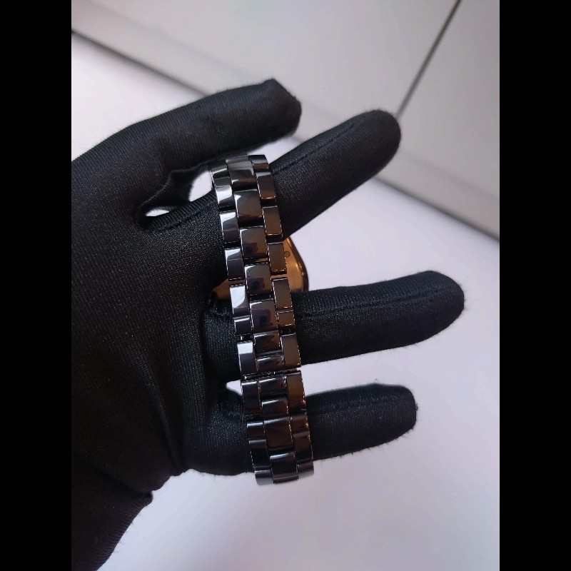 Chanel 黑陶12點紅寶女錶 J12 33MM-5