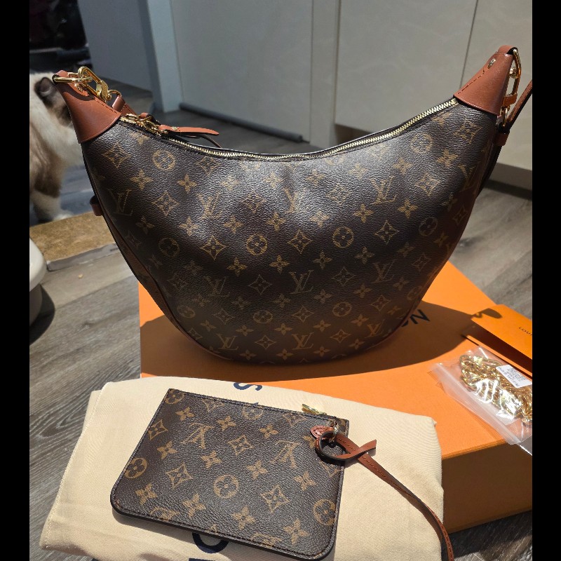 🥰🥰🥰LV大月亮 Loop Hobo包包 M46311🥰🥰🥰超級新 特賣-9