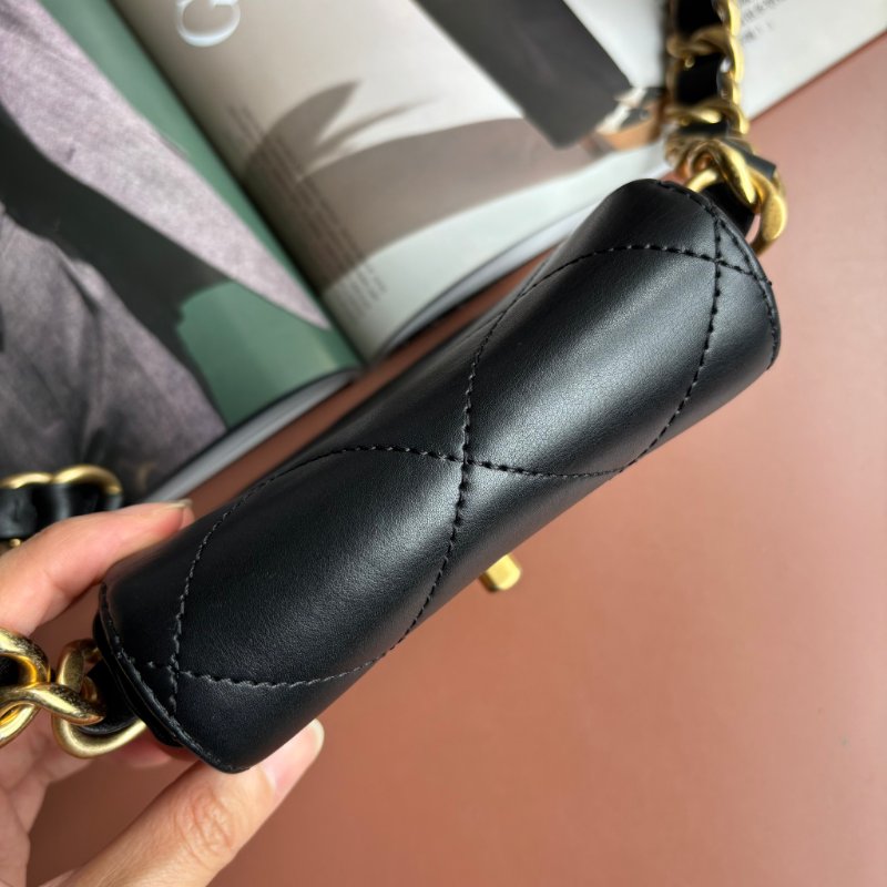 ::CHANEL:: AS2831 Matelasse 迷你掀蓋金鍊手袋斜背鏈包-8