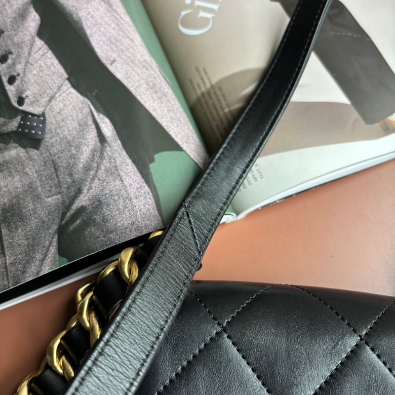 ::CHANEL:: AS2831 Matelasse 迷你掀蓋金鍊手袋斜背鏈包-19