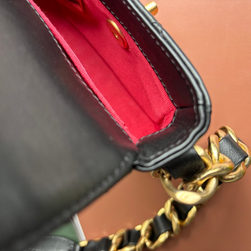 ::CHANEL:: AS2831 Matelasse 迷你掀蓋金鍊手袋斜背鏈包-33