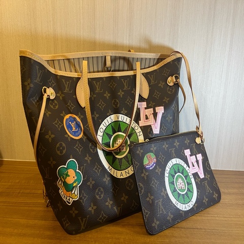 路易威登L V Neverfull GM 巴黎特殊訂製款