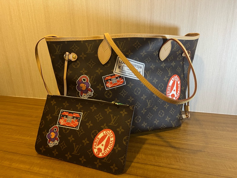 路易威登L V Neverfull GM 巴黎特殊訂製款-1