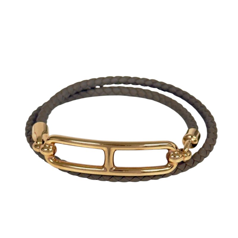 HERMES Roulis 豬鼻子🐽 雙圈 皮手帶-0