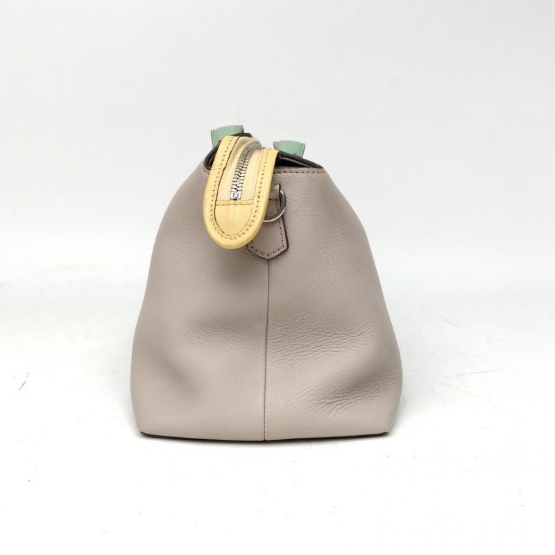 FENDI BYTHEWAY大號拼色牛皮銀扣-1