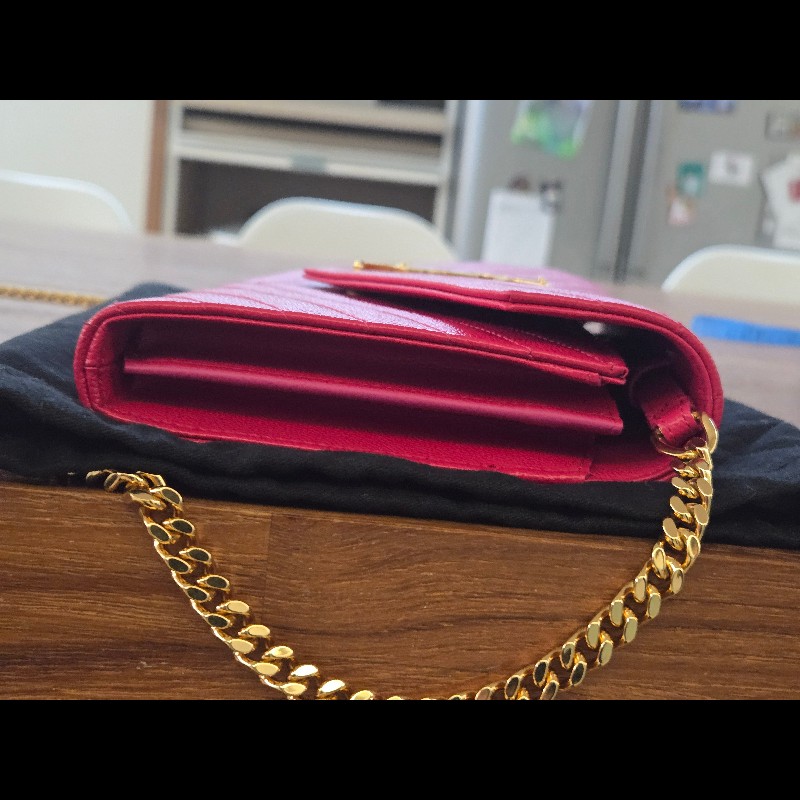 (閒置品)YSL WOC桃粉色22.5cm-5