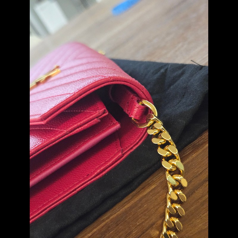 (閒置品)YSL WOC桃粉色22.5cm-6