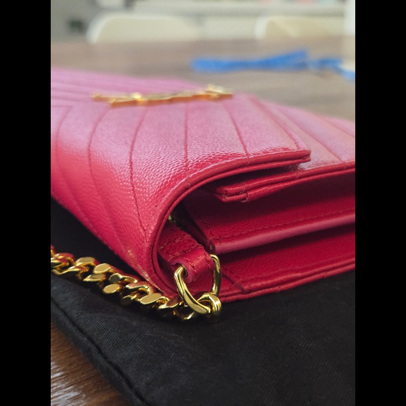 (閒置品)YSL WOC桃粉色22.5cm-8