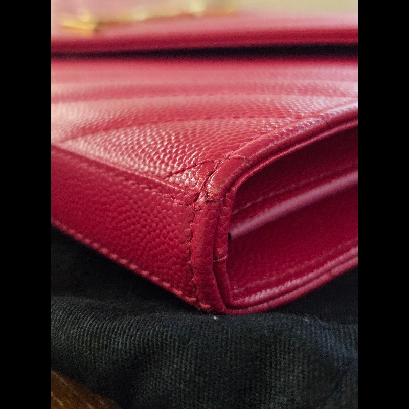 (閒置品)YSL WOC桃粉色22.5cm-10