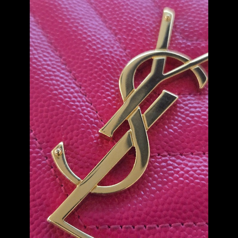 (閒置品)YSL WOC桃粉色22.5cm-18