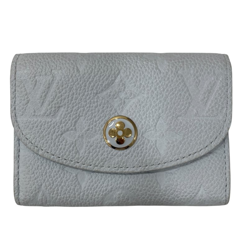 LOUIS VUITTON 路易威登 M83231 ROSALIE 牛皮 零錢包 藍色-0