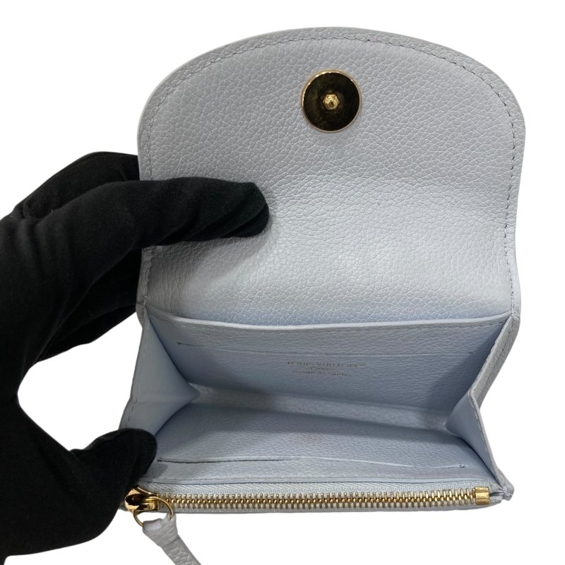 LOUIS VUITTON 路易威登 M83231 ROSALIE 牛皮 零錢包 藍色-6