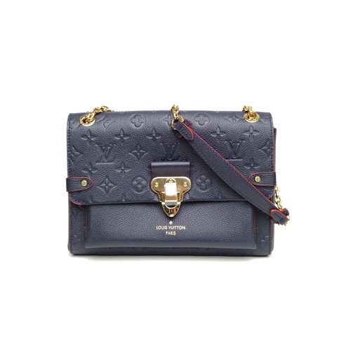 LOUIS VUITTON VAVIN小號25墨藍色牛皮2020