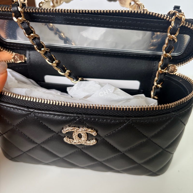 Chanel 香奈兒 琺瑯花提把長盒子-5