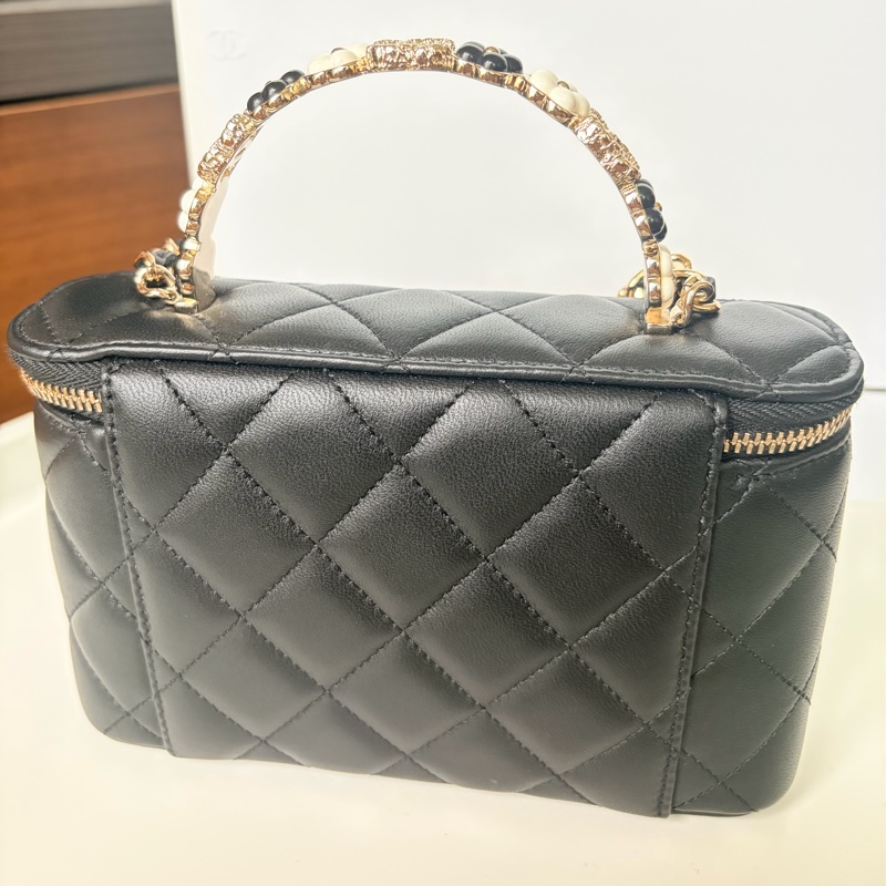 Chanel 香奈兒 琺瑯花提把長盒子-7