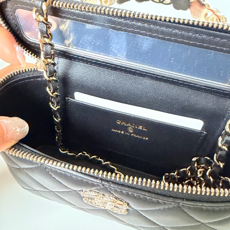 Chanel 香奈兒 琺瑯花提把長盒子-11