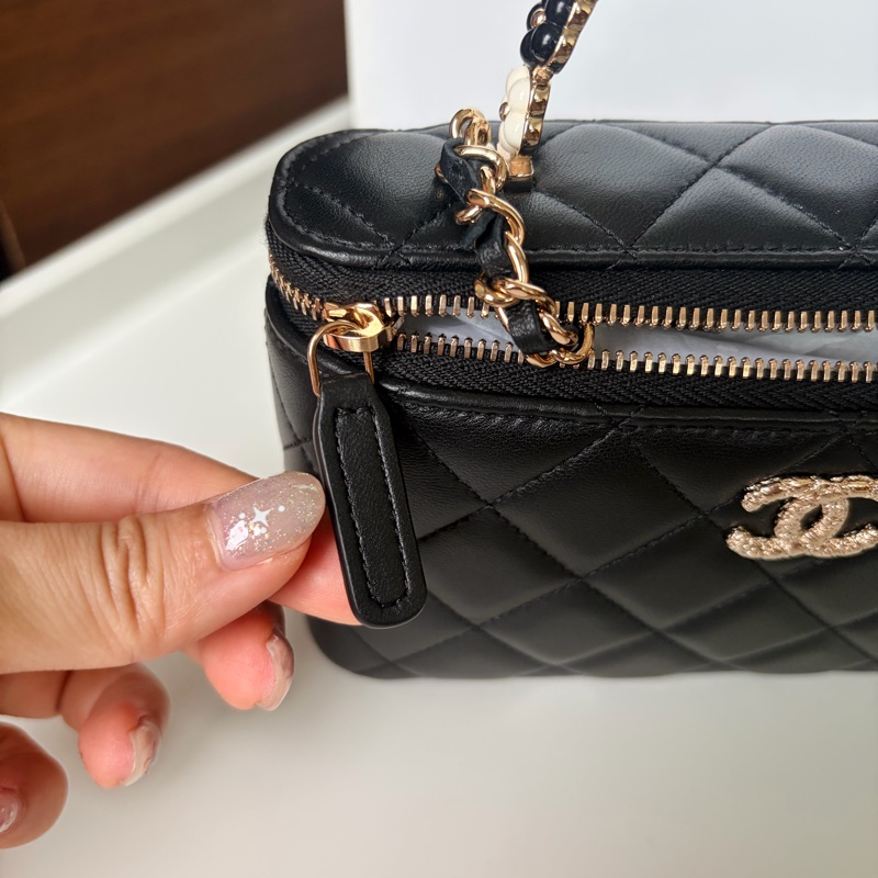 Chanel 香奈兒 琺瑯花提把長盒子-16