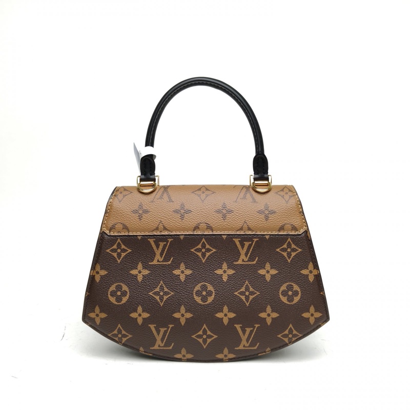 LOUIS VUITTON Tilsitt扇形扇子包拼色PVC金扣晶片老花-2