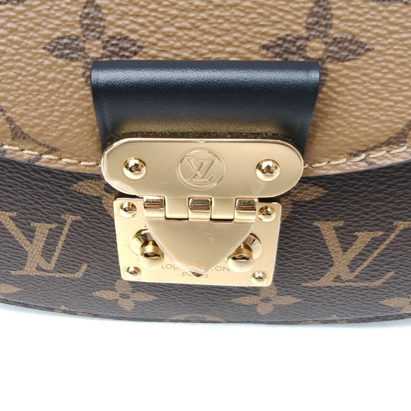LOUIS VUITTON Tilsitt扇形扇子包拼色PVC金扣晶片老花-4