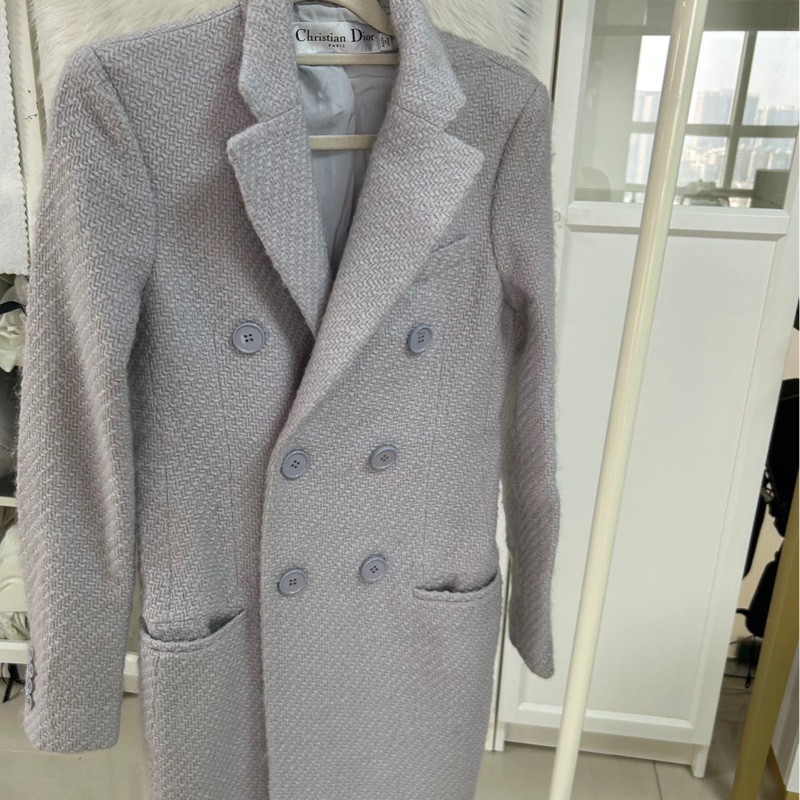 Dior迪奧 經典大衣 36碼|165/84A 高級質感 垂墜有型 版型挺括 氣場全開-6